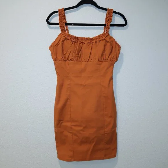 orange empire waist dress Light Kiwi Pleated Empire Waist Midi – Sweet Serendipity main image 0